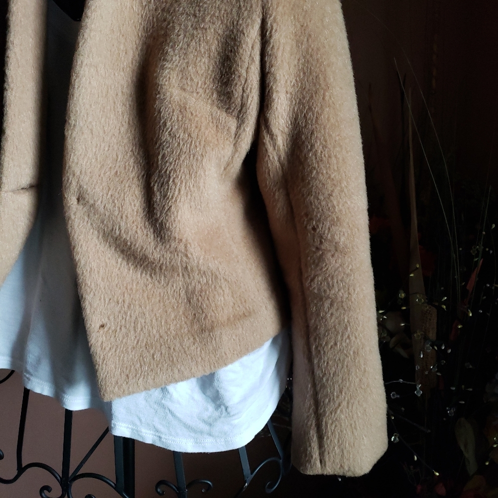 Vintage Wool Cropped Coat Woman's Small - Picture 5 of 6